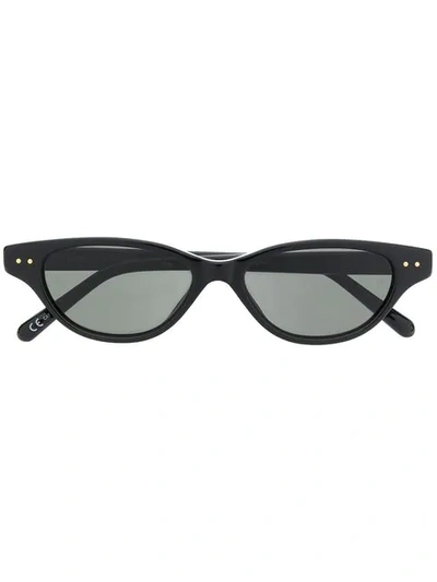 Linda Farrow Cat Eye Sunglasses In Black