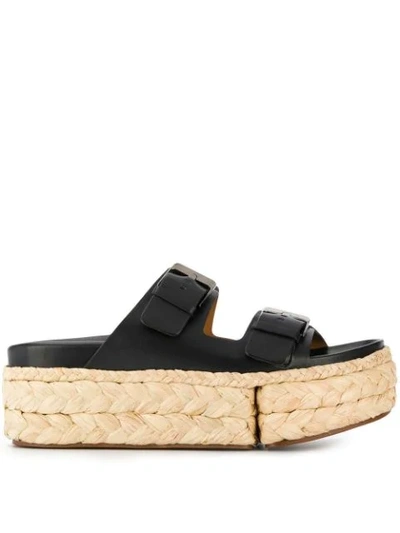 Clergerie Abby Slides In Black