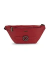 Valentino By Mario Valentino Mickey Leather Belt Bag In Red