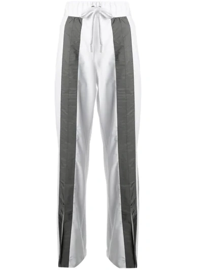 No Ka'oi Front Stripe Track Trousers In White
