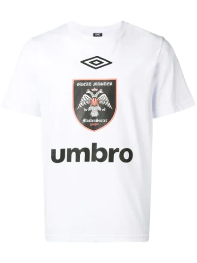 Omc X Umbro Leader T-shirt In White
