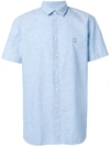 Hugo Boss Short-sleeved Shirt In Blue