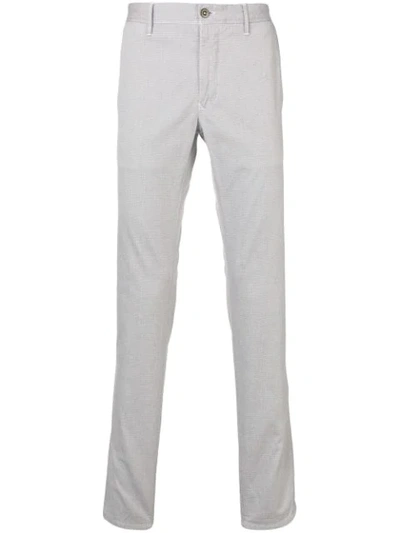 Incotex Patterned Trousers In Grey