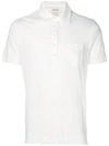 Massimo Alba Short Sleeved Polo Shirt In White