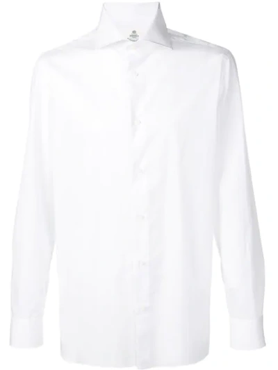 Borrelli Long Sleeve Shirt In White