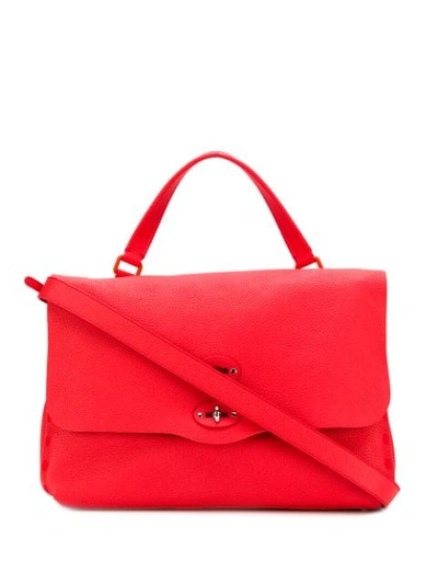 Zanellato Postina M Pura Montalcino Bag In Red