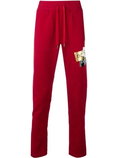 Dolce & Gabbana Track Pants In Red