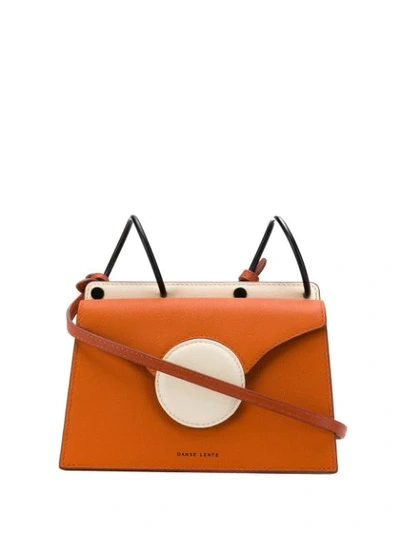 Danse Lente Fire Marshmallow Shoulder Bag In Orange