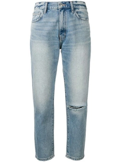 Current Elliott Vintage Cropped Slim Jean In Blue