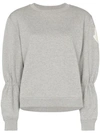 Moncler Crew Neck Sweatshirt In Grey