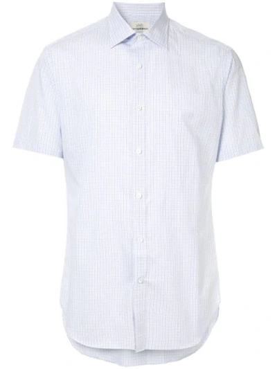 Kent & Curwen Short-sleeve Fitted Shirt In White