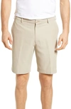 Peter Millar Salem High Drape Performance Shorts In Khaki