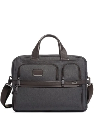 Tumi Alpha 3 Expandable Organizer Laptop Briefcase In Grey