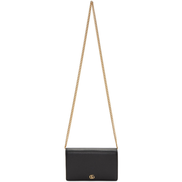 marmont leather mini chain bag