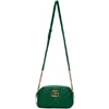 Gucci Gg Marmont Small Shoulder Bag In 3120 Emeral