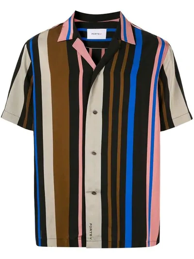 Ports V Striped Shirt In Multicolour