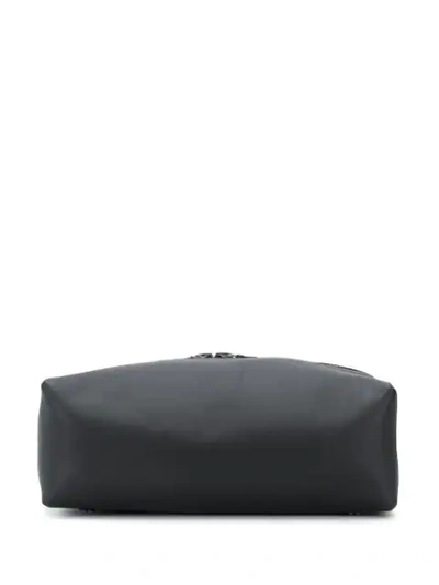 Isaac Reina Zipped Makeup Bag In Black