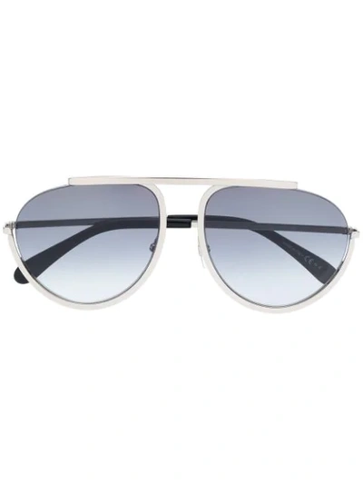 Givenchy Pilote Sunglasses In Silver