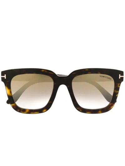 Tom Ford Sari Sunglasses In Brown