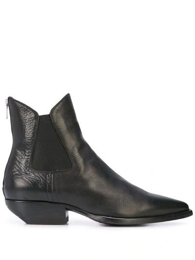 Officine Creative Astree Ankle Boots In Nero