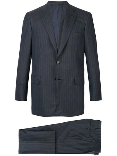 Brioni Two Piece Suit In Blue