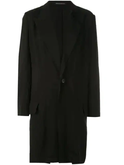 Yohji Yamamoto Single Breasted Jacket In Black