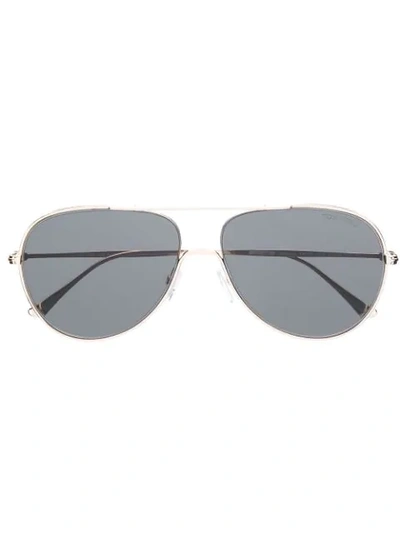 Tom Ford Anthony Sunglasses In Silver