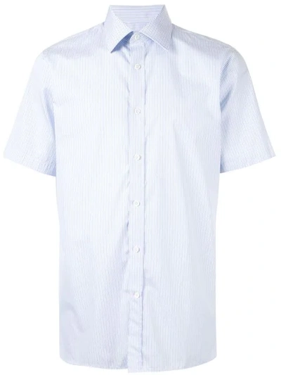 Gieves & Hawkes Striped Shirt In White
