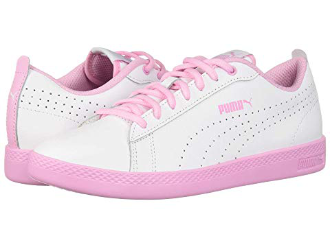 puma white pale pink
