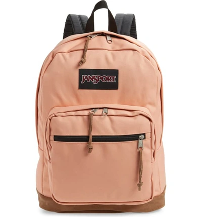 Jansport Right Pack 15-inch Laptop Backpack - Brown In Muted Clay