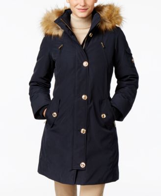 michael kors parka gold