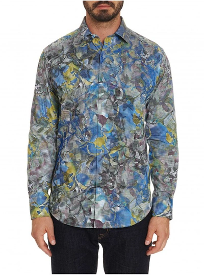 Robert Graham Men's Oasis Embroidered Sport Shirt Size: Xs By  In Multicolor