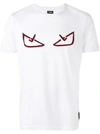 Fendi Monster Eyes T-shirt In Basic