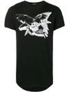 Ann Demeulemeester Bird Print T-shirt In Black