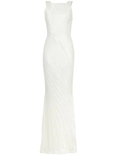 Rachel Gilbert Milla Gown In White