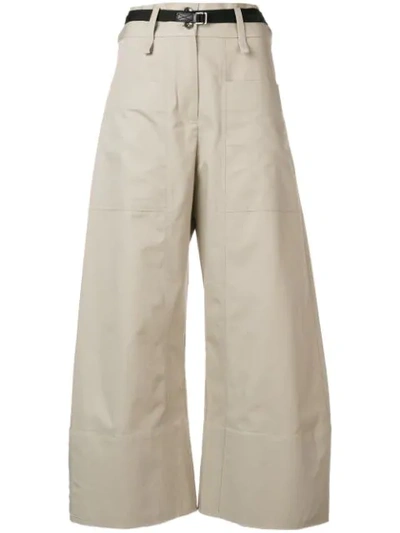 Eudon Choi Utility Trousers In Beige