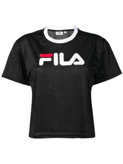 Fila Cropped Michelle T In Black