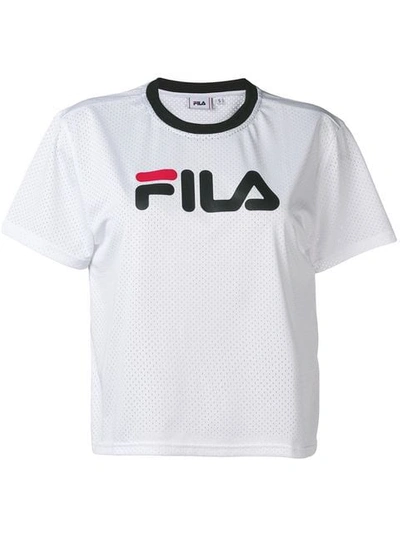 Fila Michelle Logo T-shirt In White