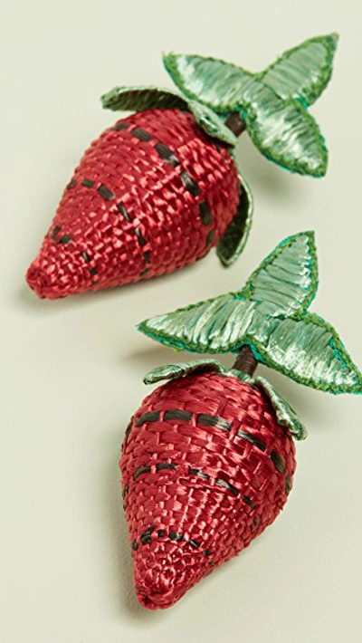 All Things Mochi Berry Earrings In Red