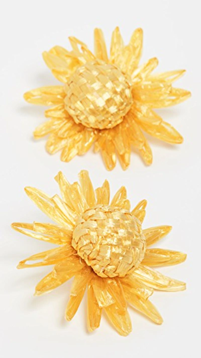 All Things Mochi Sunny Earrings In Yellow