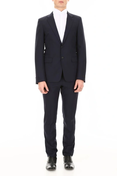 Prada Slim-fit Tailored Suit In Blue