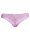 Hanky Panky Signature Lace Original Rise Thong In Lavender