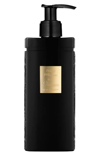 Kilian Black Phantom - "memento Mori" 200 ml Body Lotion Refill And Its Vessel In White