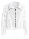 Alo Yoga Semi-sheer Stitch Jacket In White