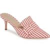 Charles By Charles David Acapulco Mule In Candy Red Fabric