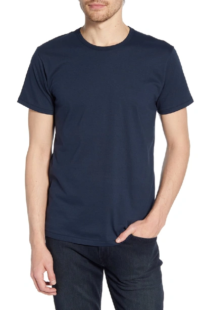 Rag & Bone Classic Base Slim Fit T-shirt In Navy