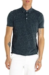 Good Man Brand Slim Fit Jersey Polo In Charcoal Heather