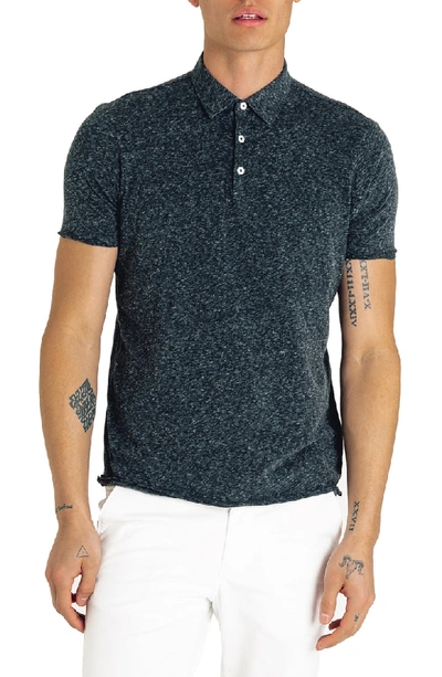 Good Man Brand Slim Fit Jersey Polo In Charcoal Heather