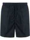 C.p. Company Elasticated Waistband Track Shorts In Blue