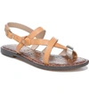 Sam Edelman Women's Gladis Strappy Knotted Sandals In Natural/ Gold Leather